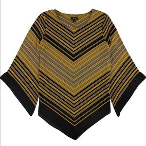 Alfani Womens Point Hem Pullover Blouse XL